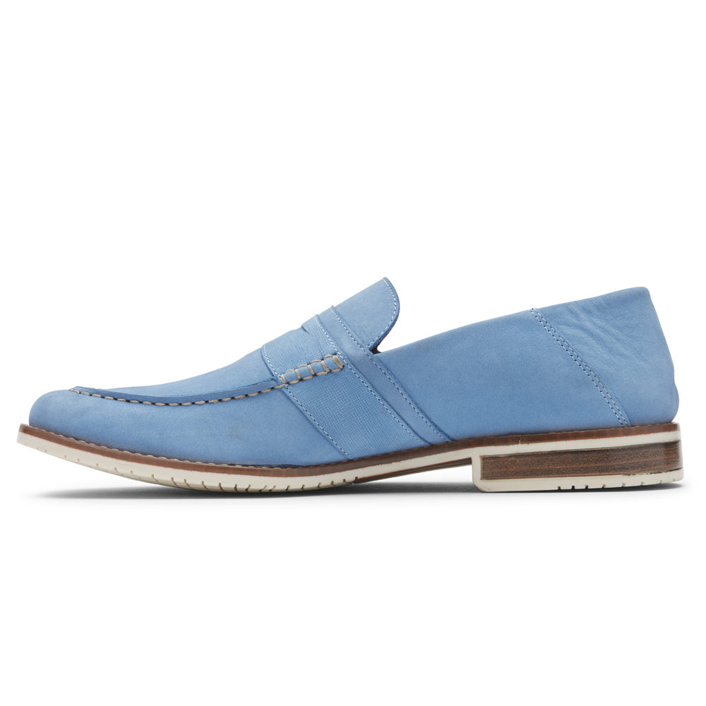 Mocassins Rockport Homem Azuis - Style Purpose 3 Penny - 30642CGPV